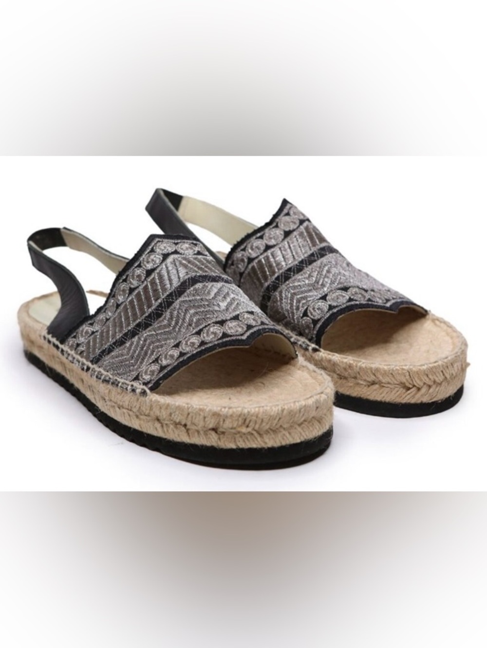 Miista London Espadrilles w. Embroidered Upper